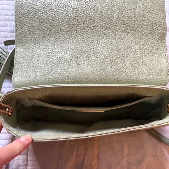 Tory Burch Crossbody Bag, One Size, Mint and Gold - Picture 7 of 9